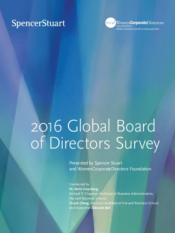 Global Board of Directors Survey 2016