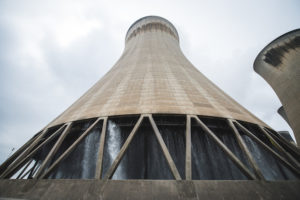 Drax cooling tower, energy