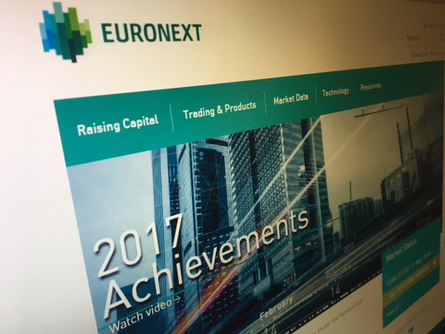 Euronext website