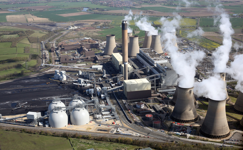 Drax power station, carbon emissions, coal