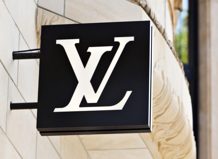 Louis Vuitton sign, LVMH