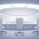 A futuristic boardroom