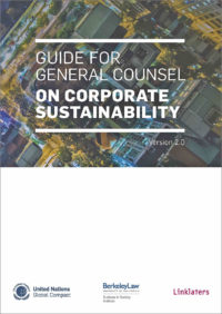 UN Global Compact Corporate Sustainability report