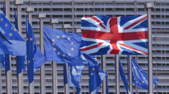 Brexit, EU, Union Jack, flags