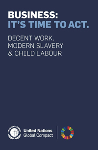 Decent Work, Modern Slavery and Child Labour