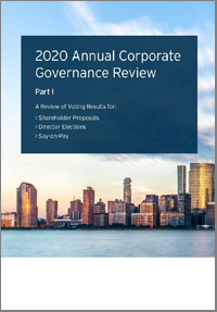 Georgeson 2020 Annual Corporate Governance Review