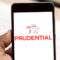 Prudential website on a smartphone