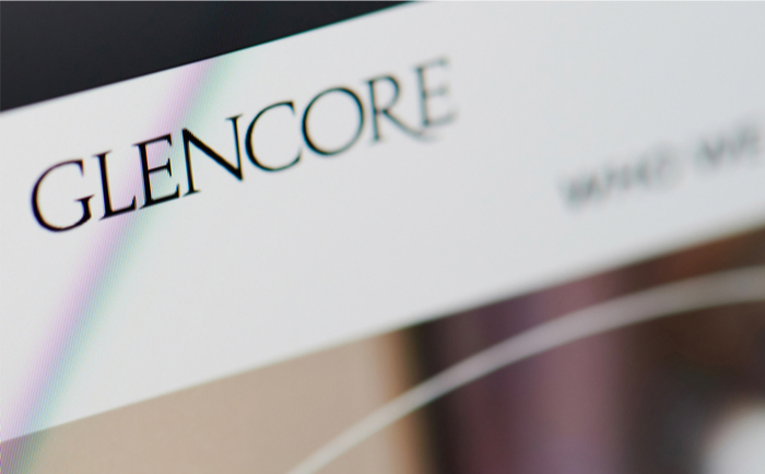 Glencore logo and website
