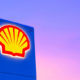 Shell logo outside a petrol station