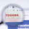 Toshiba logo on website