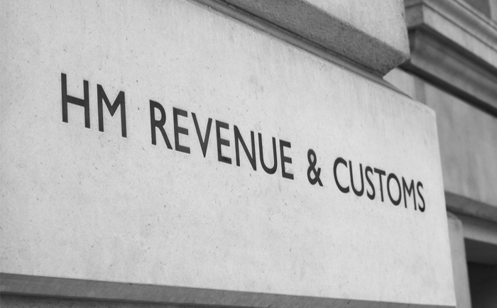 Sign outside HMRC HQ in London