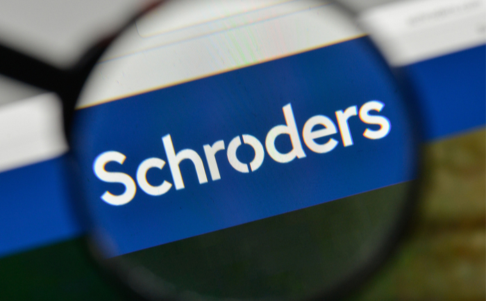 Schroders logo on website