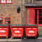 Biffa bins on a London street
