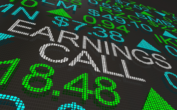 Stock prices with earnings calls