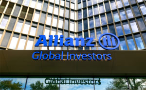 Allianz Global Investors logo on building in Germany
