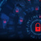 Red lock on safe, ransomware response plan concept