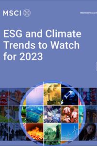 ESG Climate Trends 2023