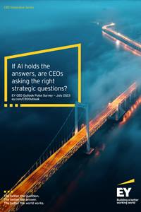 EY CEO Outlook Pulse Survey July 2023 cover