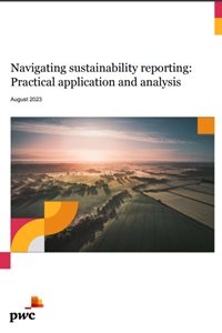PwC Navigating sustainability reporting cover